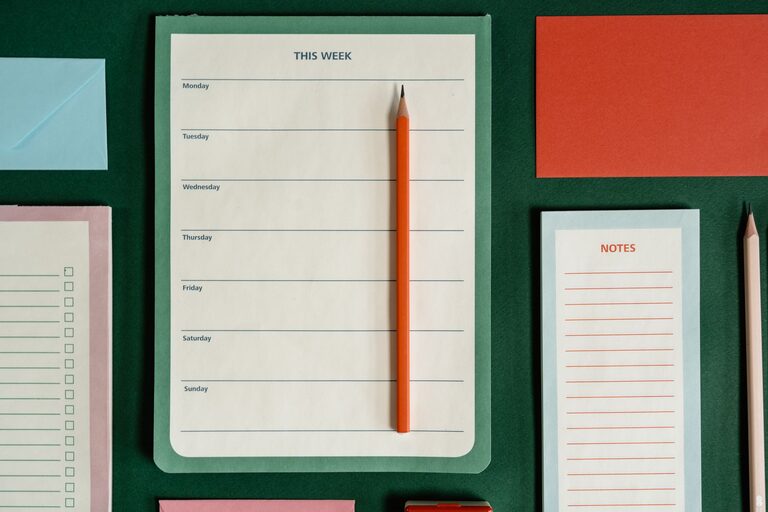 A Simple Cleaning Schedule for the Whole Week